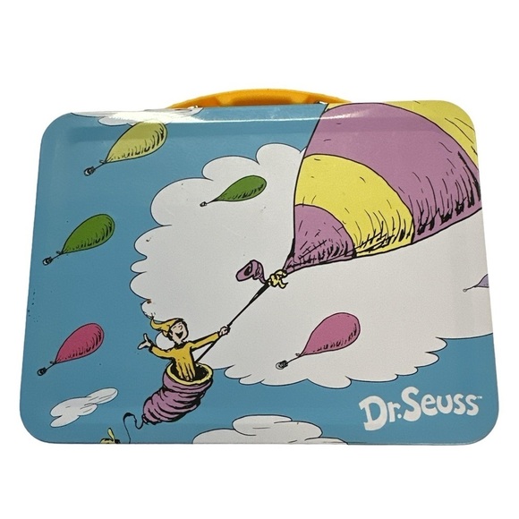 Dr. Seuss Enterprises 2014 Mini Lunchbox Crayon Chalk Box Pastel EUC - Picture 2 of 7
